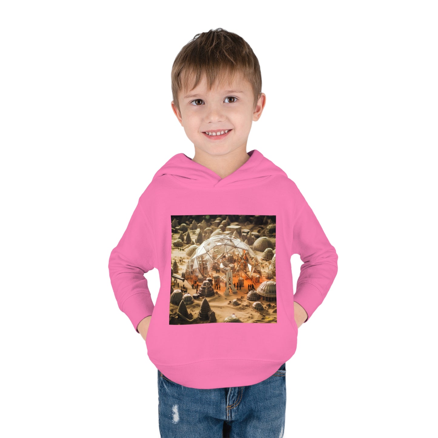 Elons' Dream Series Print #9 Toddler Pullover Fleece Hoodie