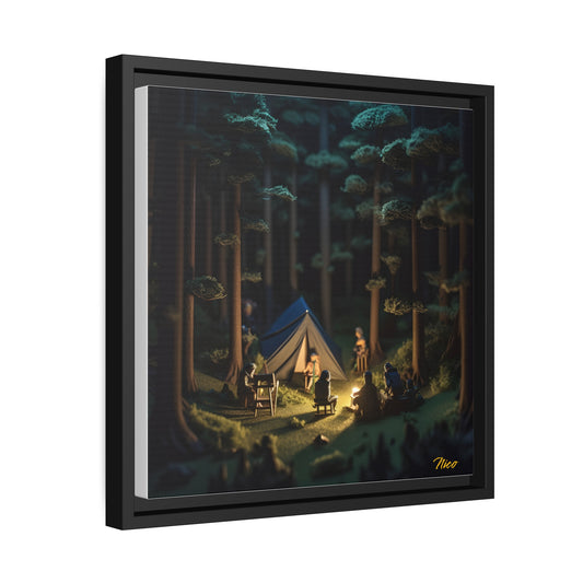 Campfire Series Print #6 - Black Framed Canvas Print