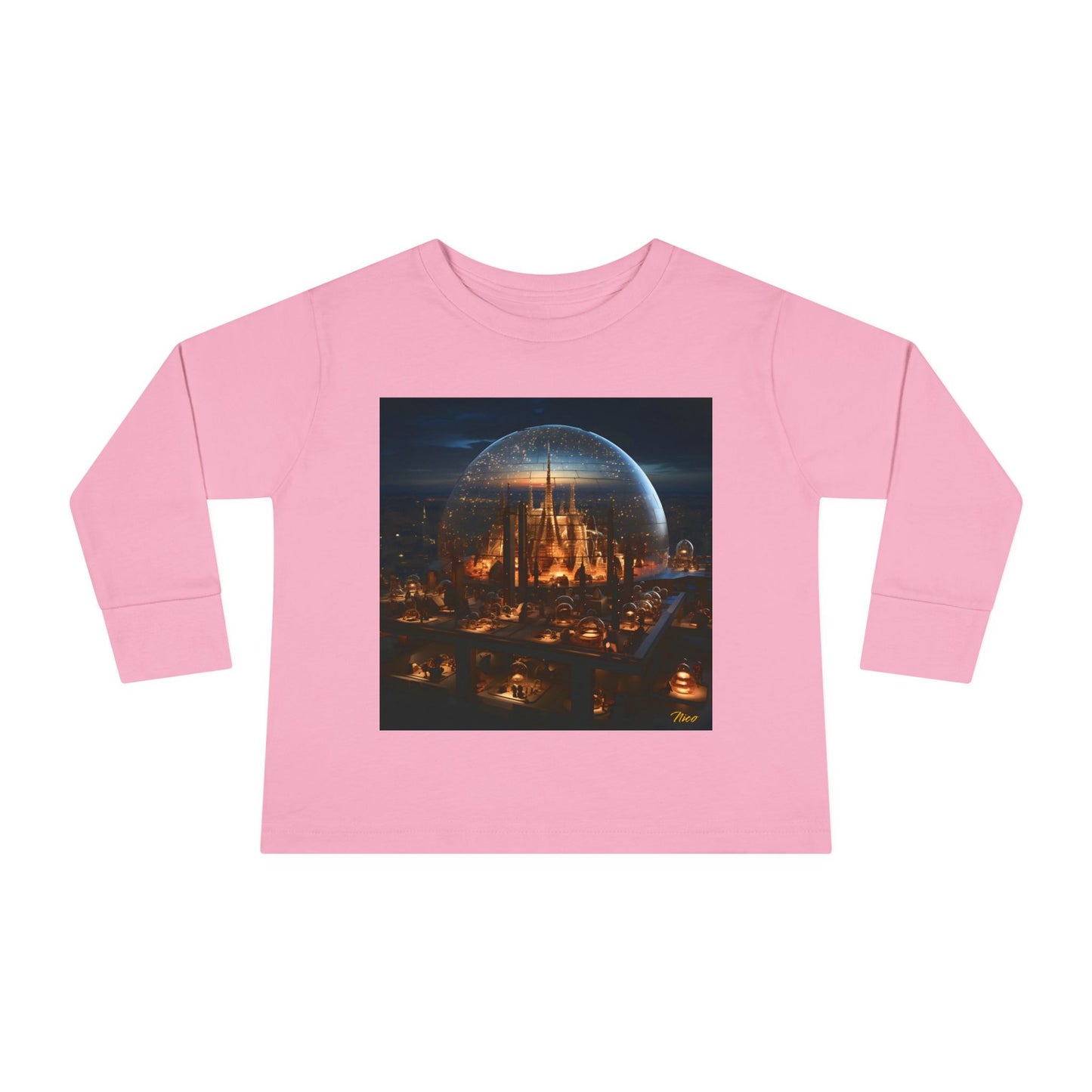 Elons' Dream Series Print #10 Toddler Long Sleeve Tee