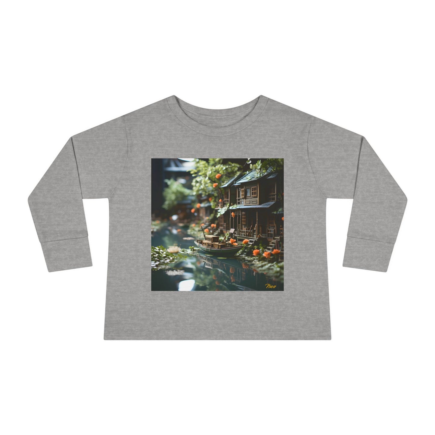 Born On A Bayou Series Print #9 Toddler Long Sleeve Tee