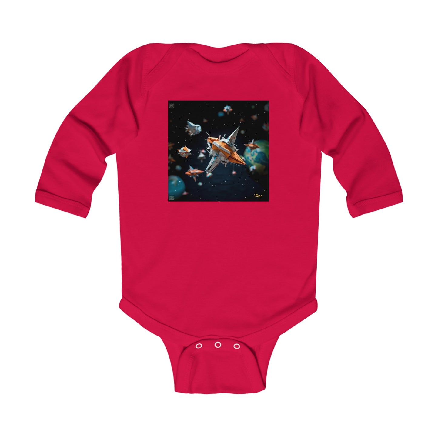 Elons' Dream Series Print #1 Infant Long Sleeve Bodysuit