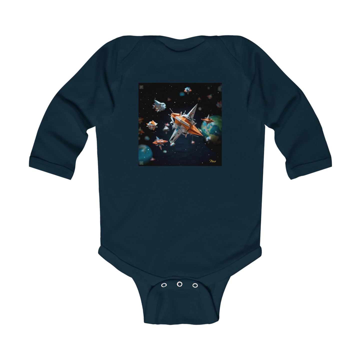 Elons' Dream Series Print #1 Infant Long Sleeve Bodysuit