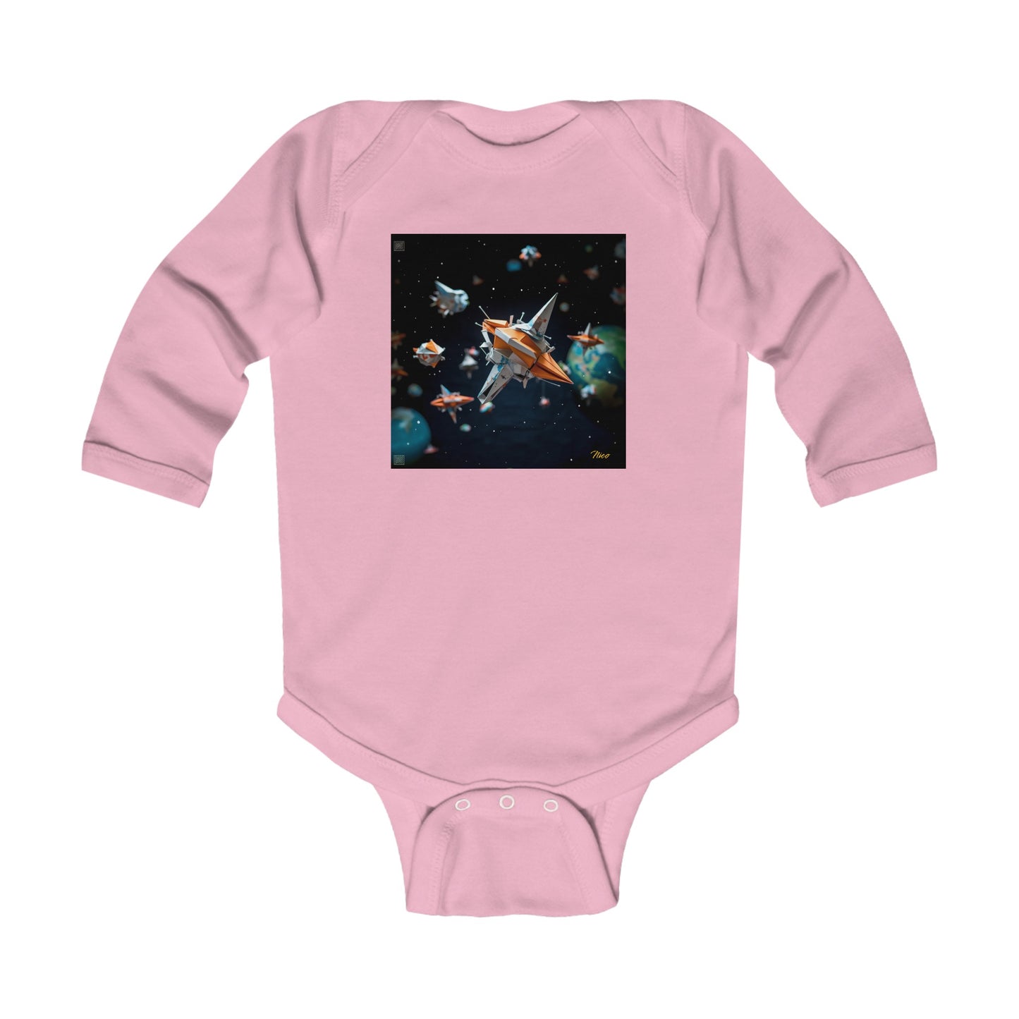 Elons' Dream Series Print #1 Infant Long Sleeve Bodysuit