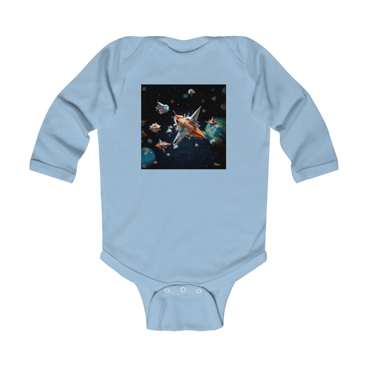 Elons' Dream Series Print #1 Infant Long Sleeve Bodysuit