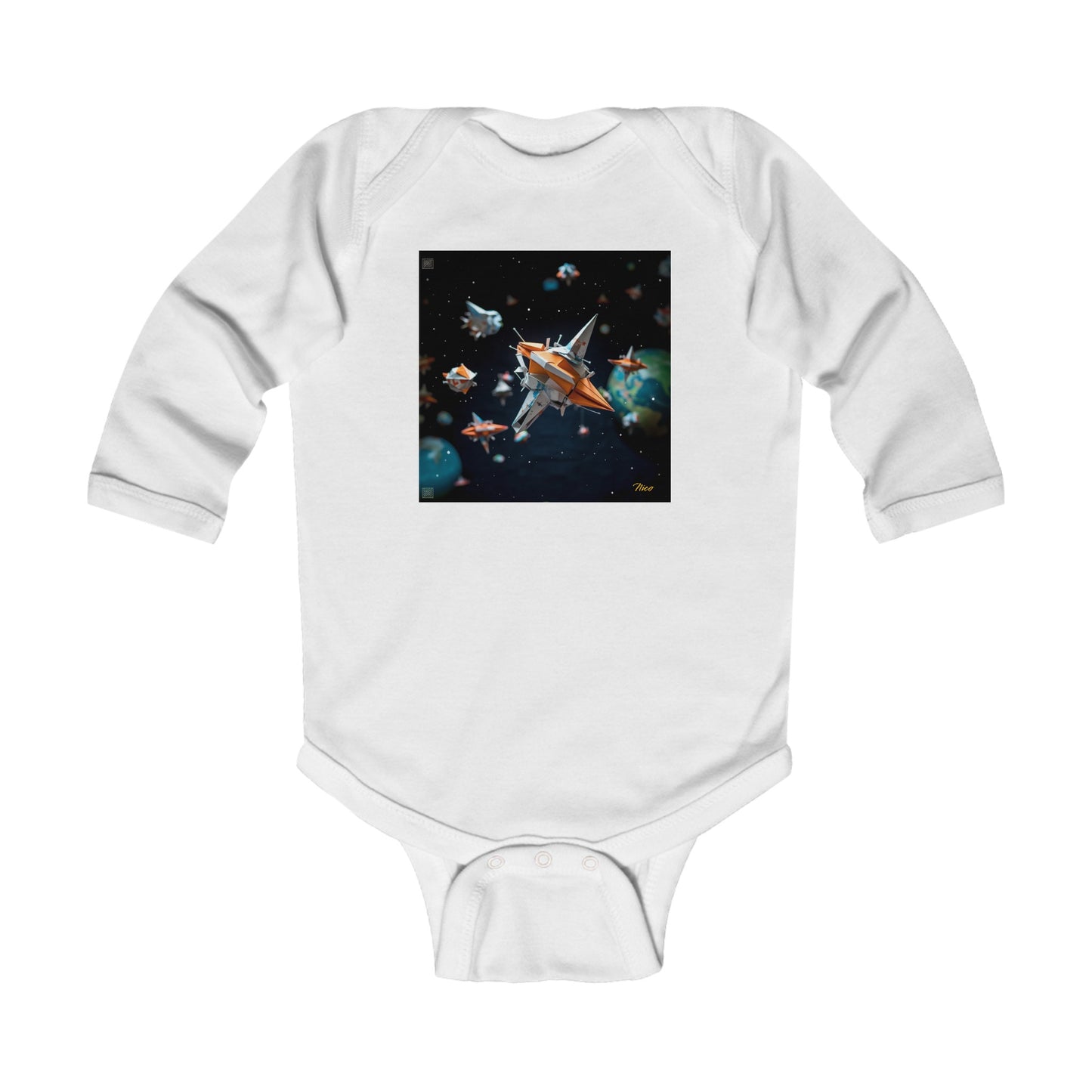 Elons' Dream Series Print #1 Infant Long Sleeve Bodysuit