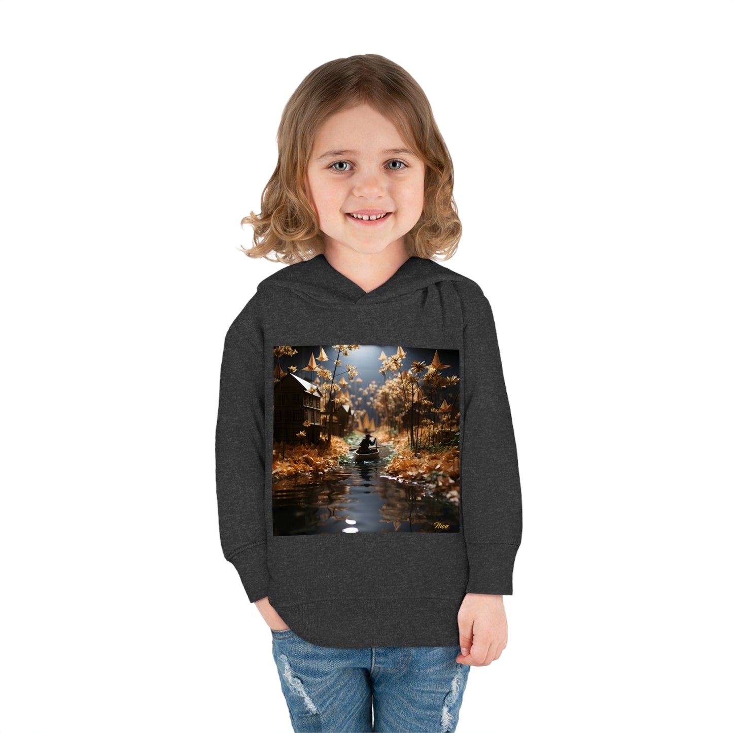 Born On A Bayou Series Print #5 Toddler Pullover Fleece Hoodie