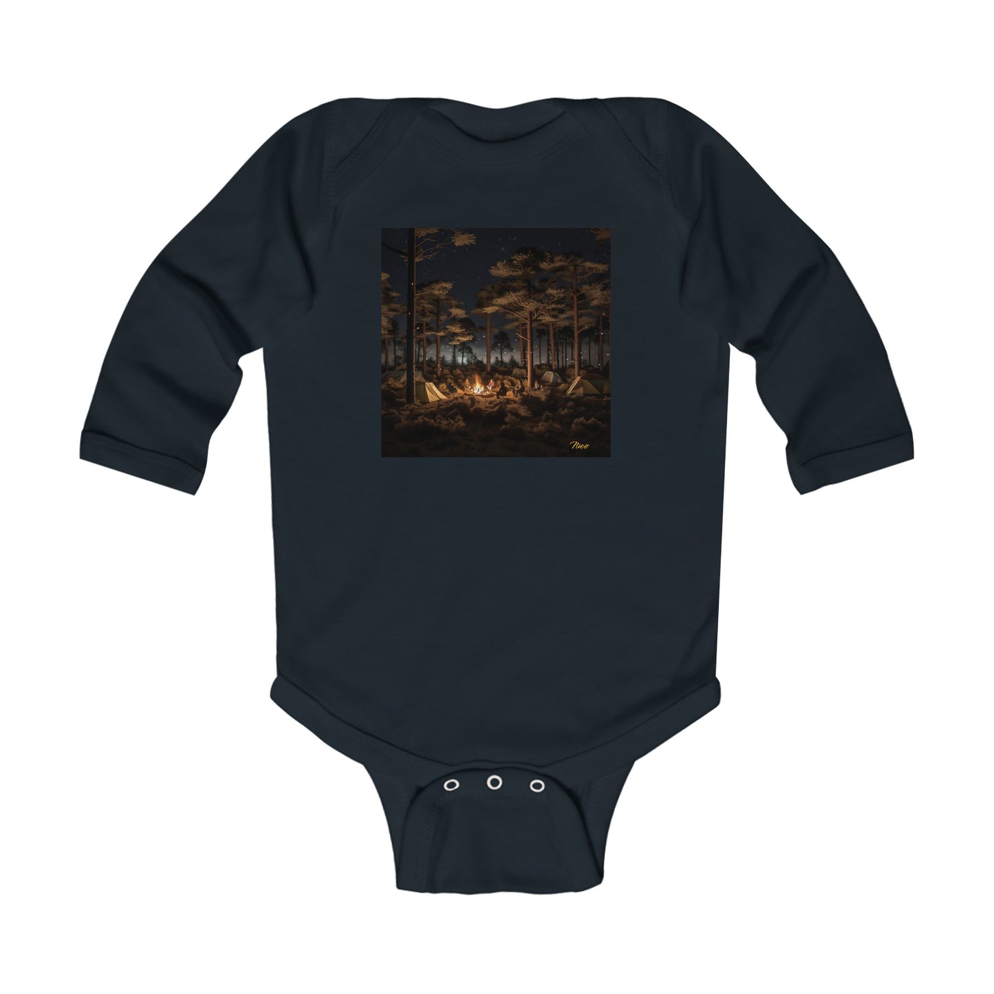 Under The Starry Skies Series Print #9 Infant Long Sleeve Bodysuit