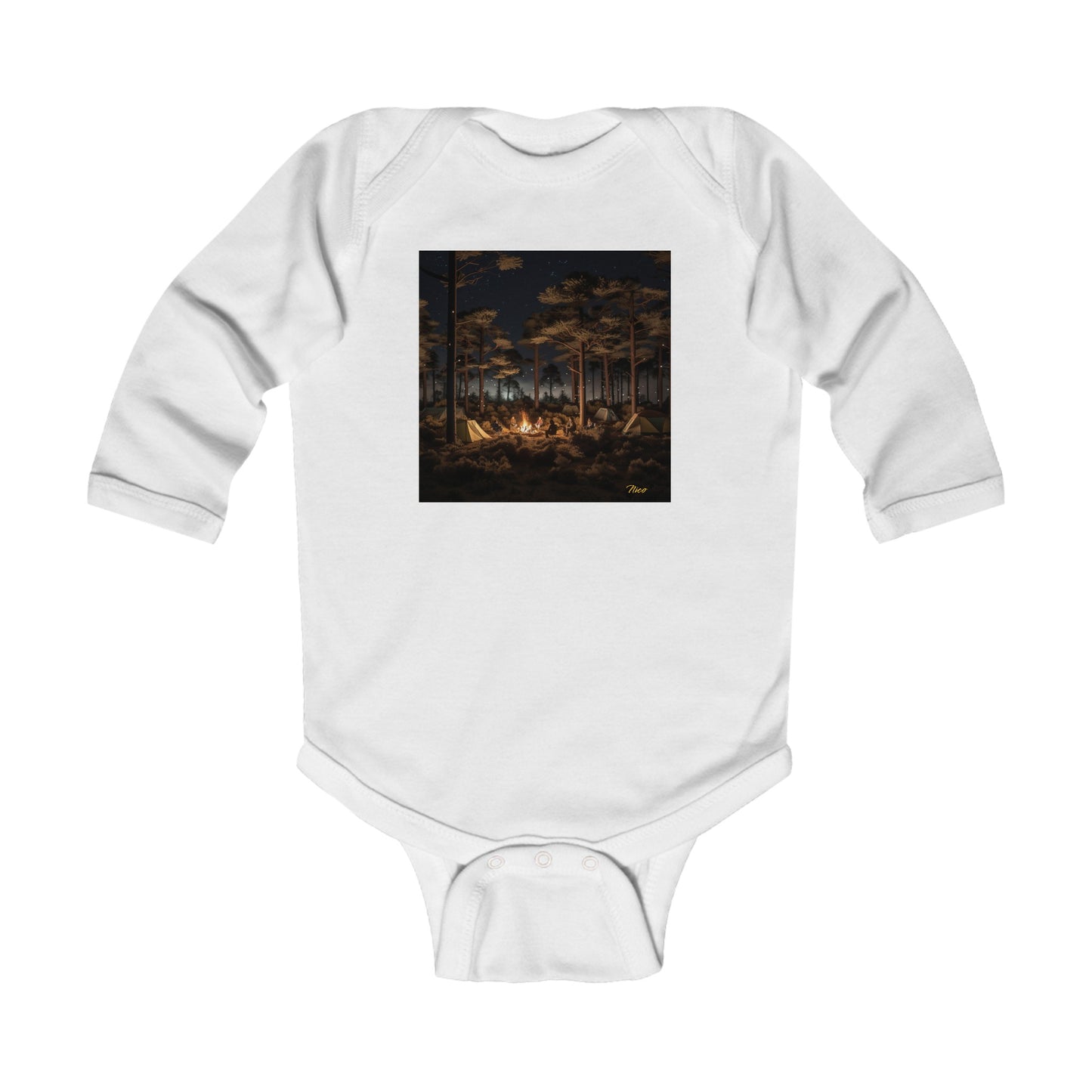 Under The Starry Skies Series Print #9 Infant Long Sleeve Bodysuit