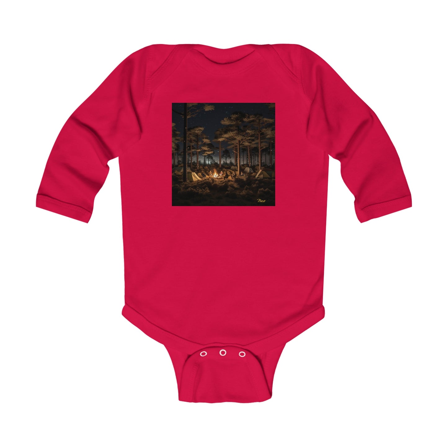 Under The Starry Skies Series Print #9 Infant Long Sleeve Bodysuit