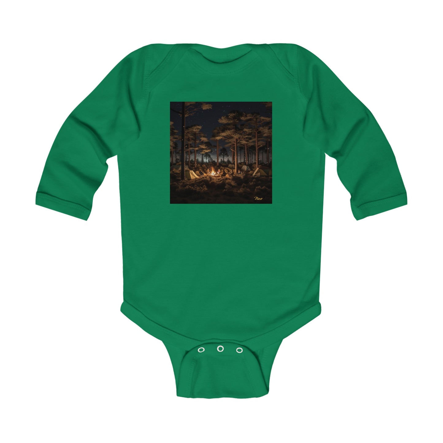 Under The Starry Skies Series Print #9 Infant Long Sleeve Bodysuit