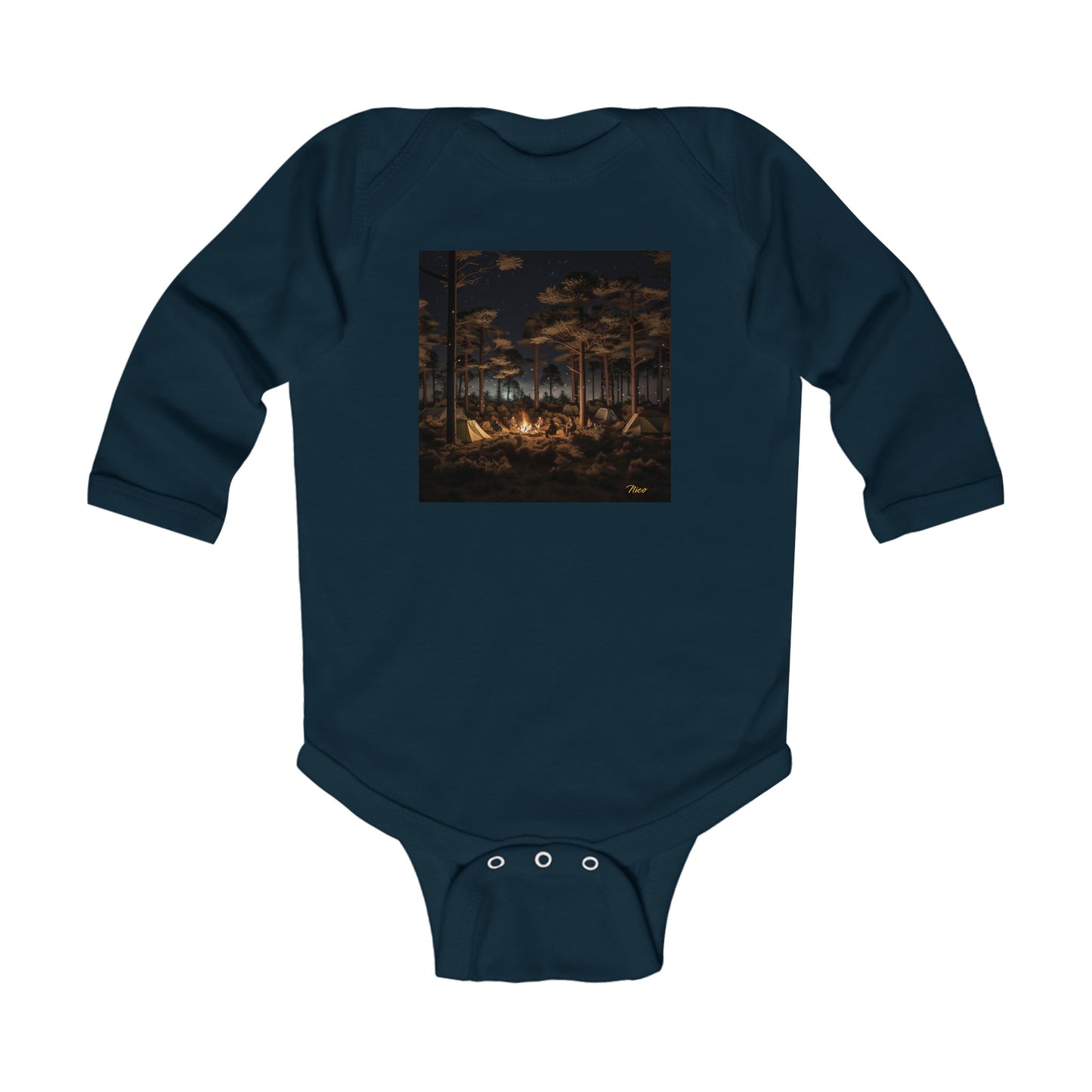 Under The Starry Skies Series Print #9 Infant Long Sleeve Bodysuit