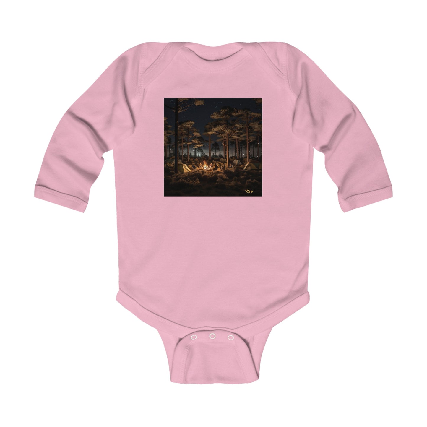 Under The Starry Skies Series Print #9 Infant Long Sleeve Bodysuit