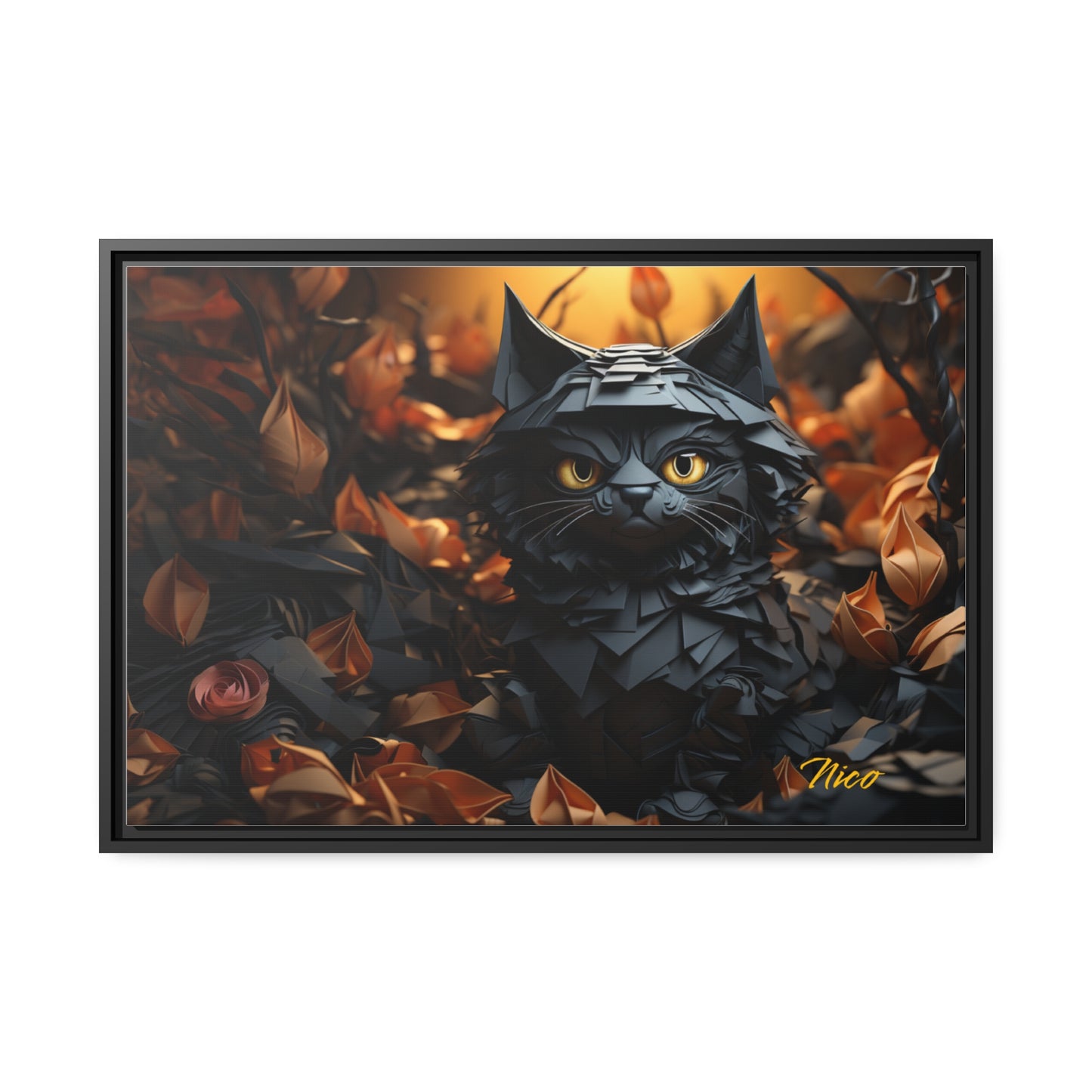 Halloween 2023 Series Print #2 - Black Framed Canvas Print