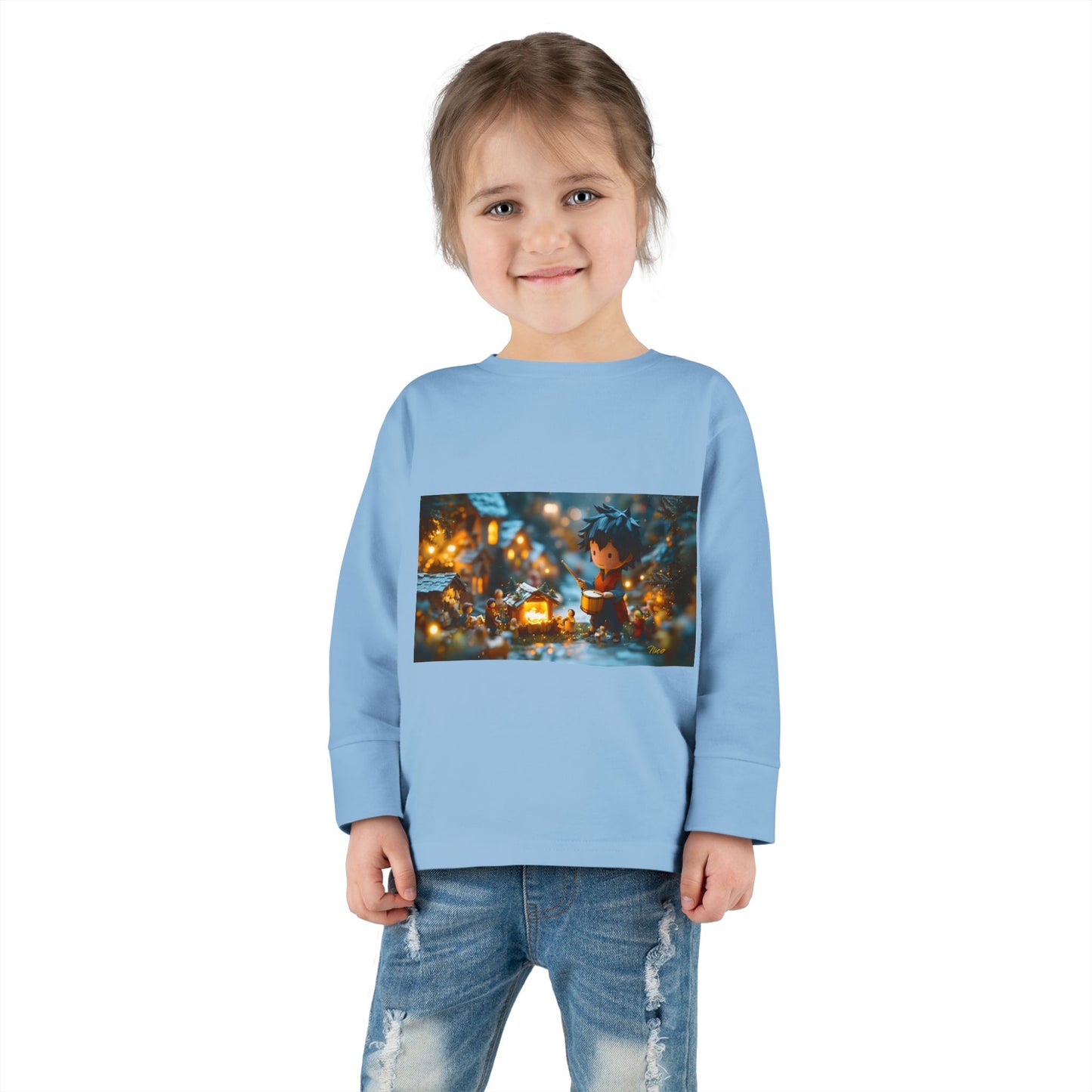 Chirstmas 2024 Series Print #8 Toddler Long Sleeve Tee