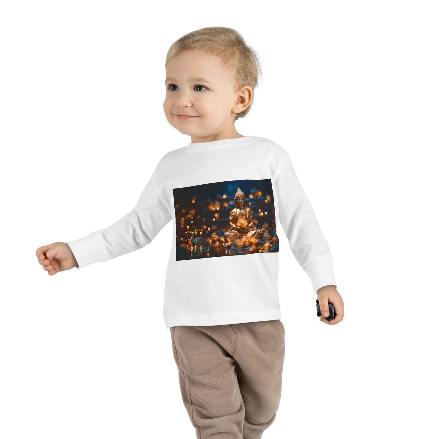 Ascending Buddha Series Print #10 Toddler Long Sleeve Tee