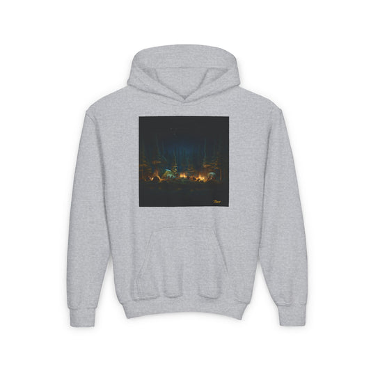 Under The Starry Skies Series Print #2 Youth Heavy Blend Hooded Sweatshirt