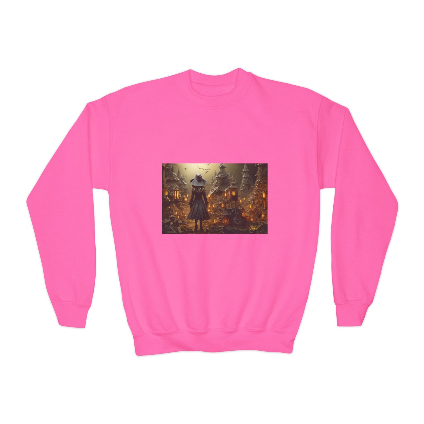 Halloween 2024 Series Print #3 Youth Crewneck Sweatshirt