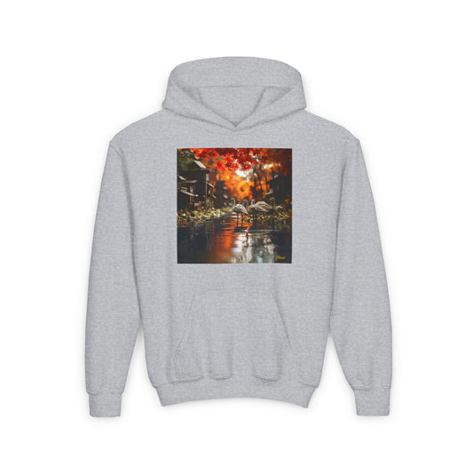 Born On A Bayou Series Print #8 Youth Heavy Blend Hooded Sweatshirt