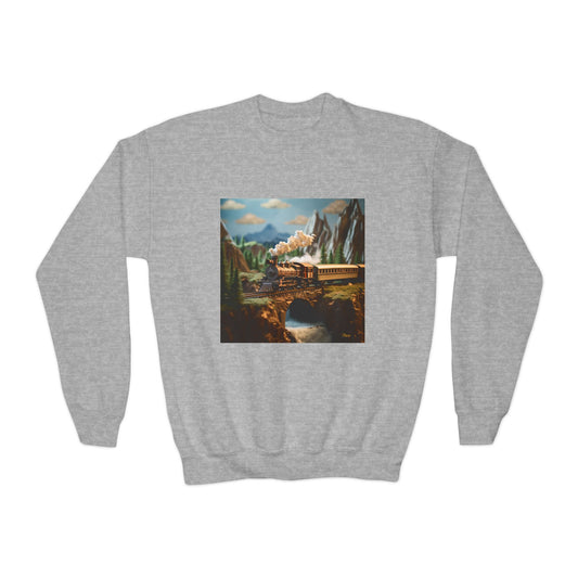 Orient Express Series Print #5 Youth Crewneck Sweatshirt