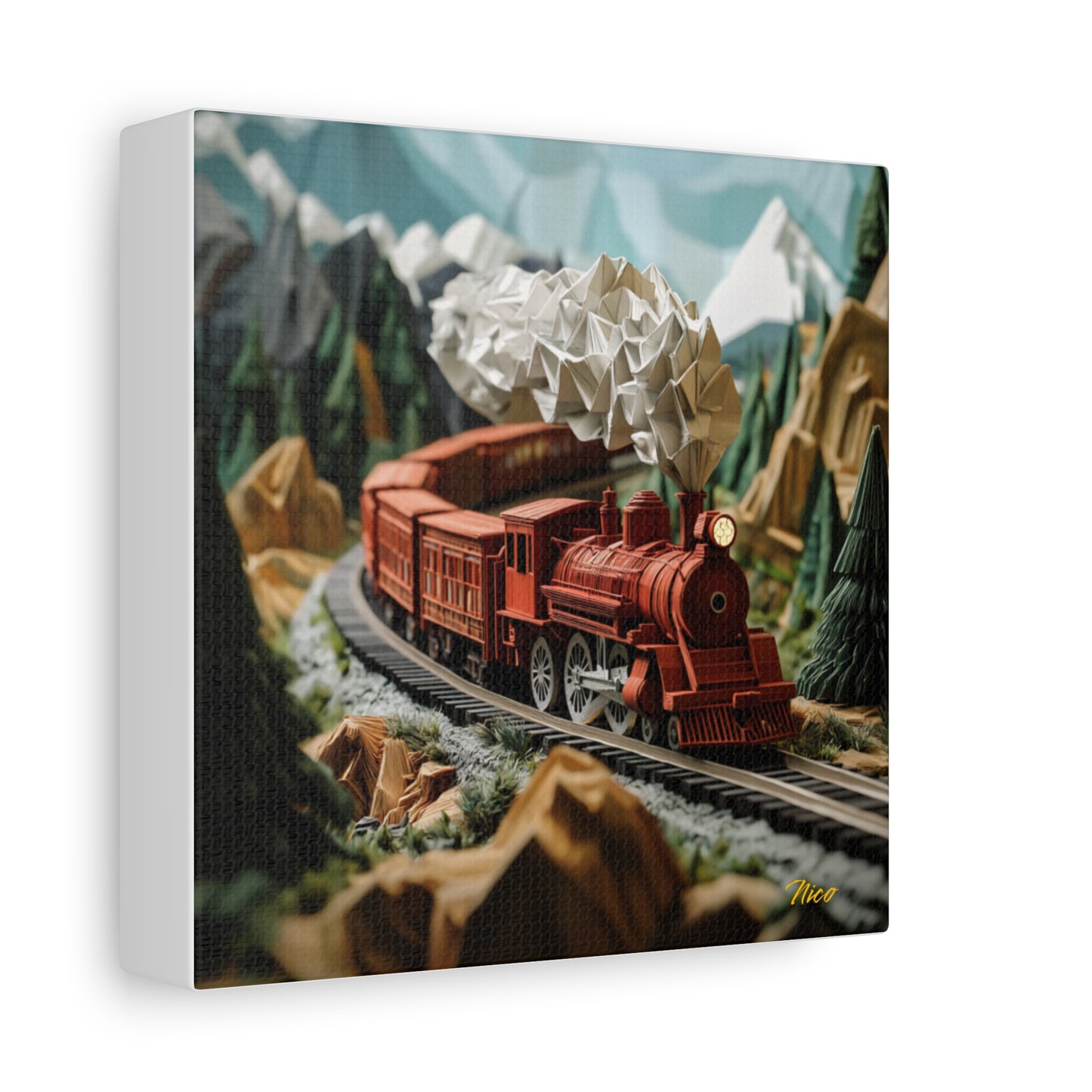 Orient Express Series Print #3 - Streched Matte Canvas Print, 1.25" Thick