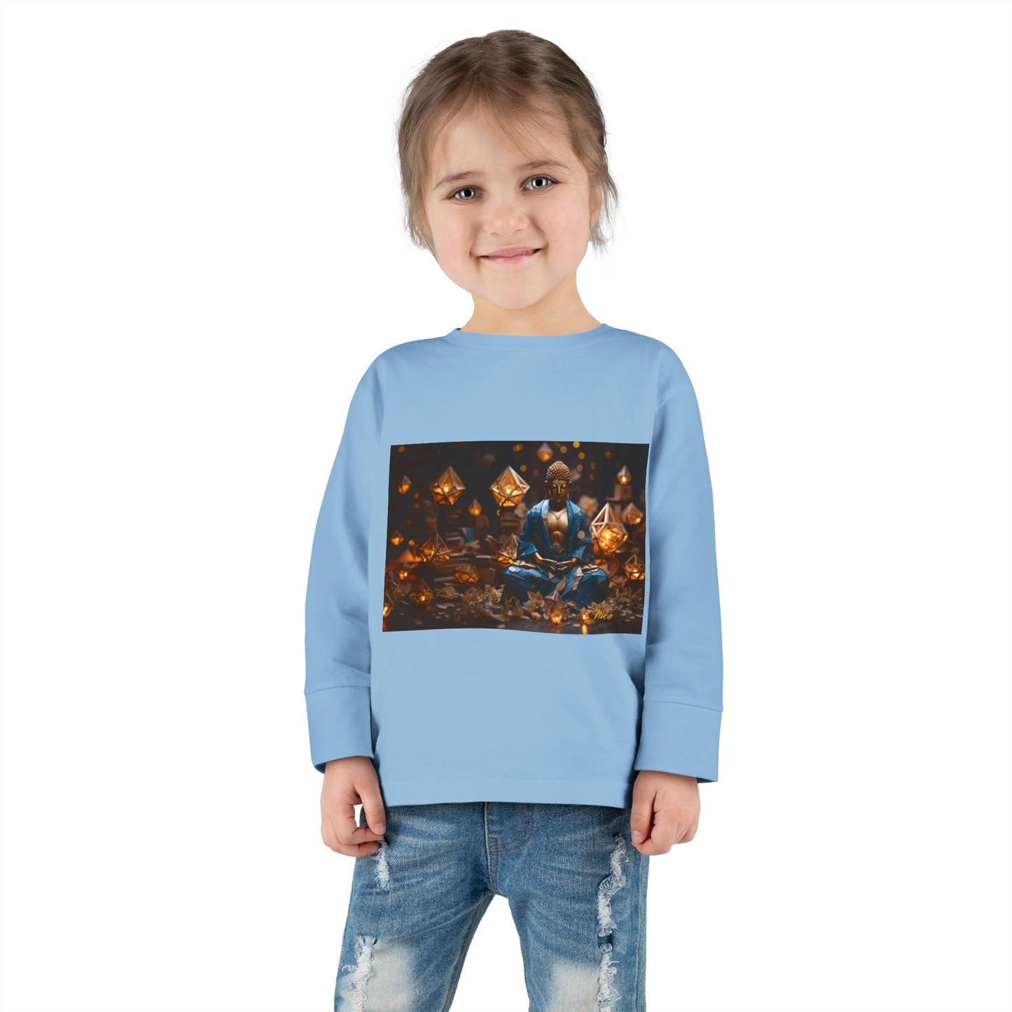 Ascending Buddha Series Print #3 Toddler Long Sleeve Tee