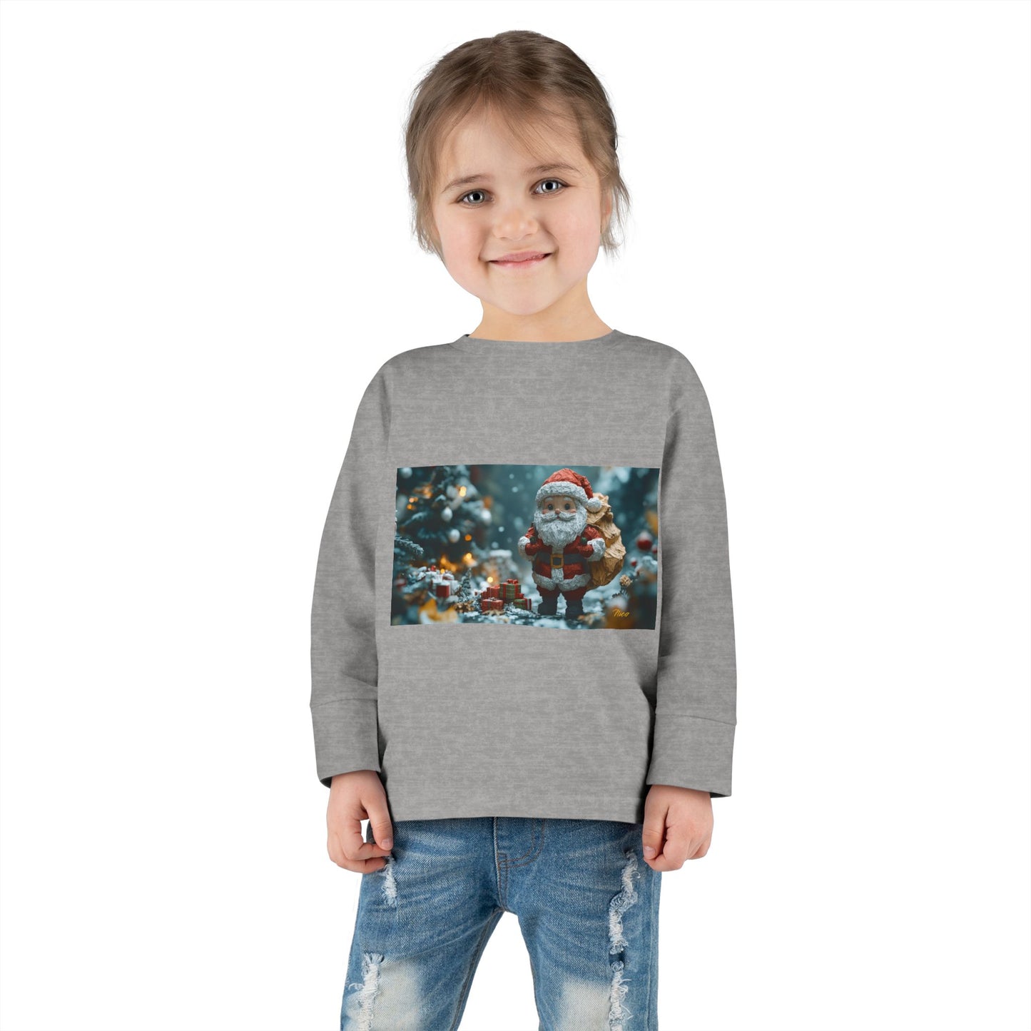 Chirstmas 2024 Series Print #5 Toddler Long Sleeve Tee