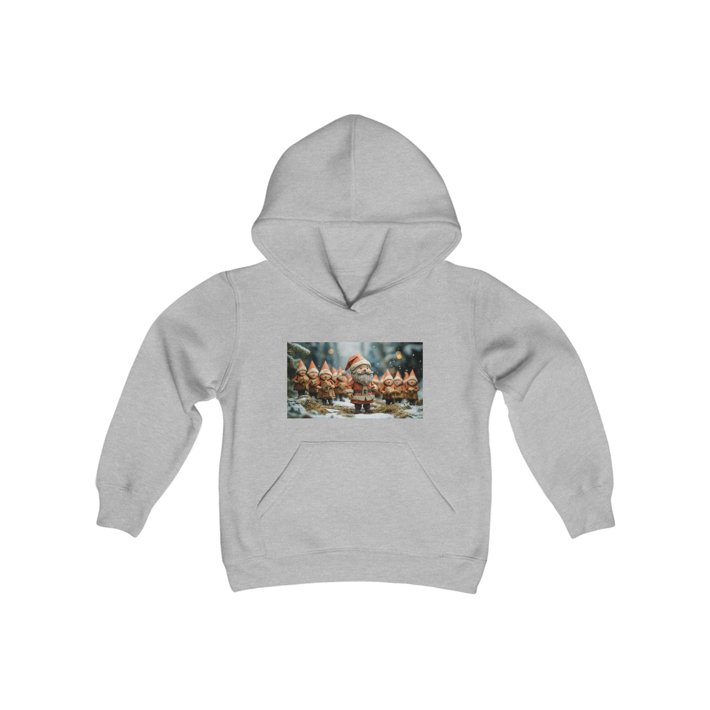 Chirstmas 2024 Series Print #4 Youth Heavy Blend Hooded Sweatshirt