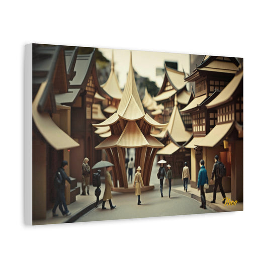 Via The Metropolis Series Print #4 - Streched Matte Canvas Extended Print