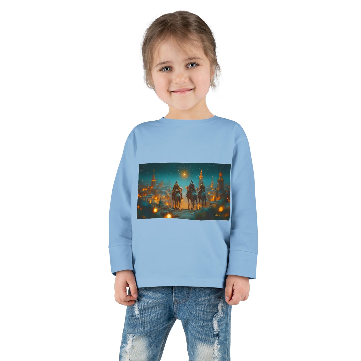 Chirstmas 2024 Series Print #9 Toddler Long Sleeve Tee