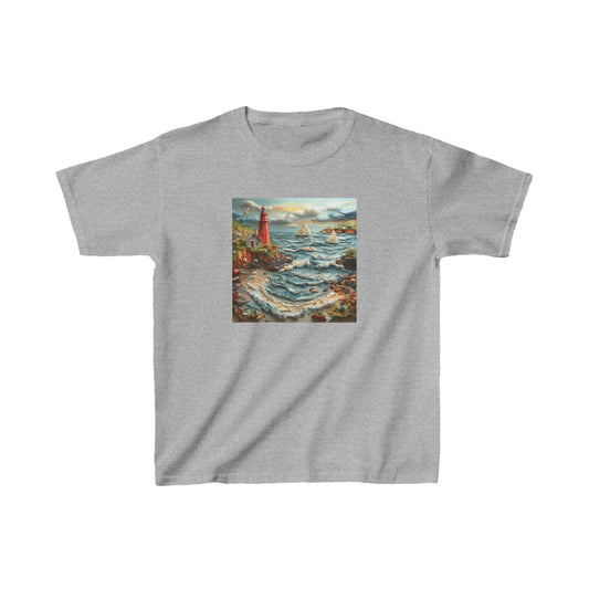 By The Seaside Series Print #2 Kids Heavy Cotton™ Tee