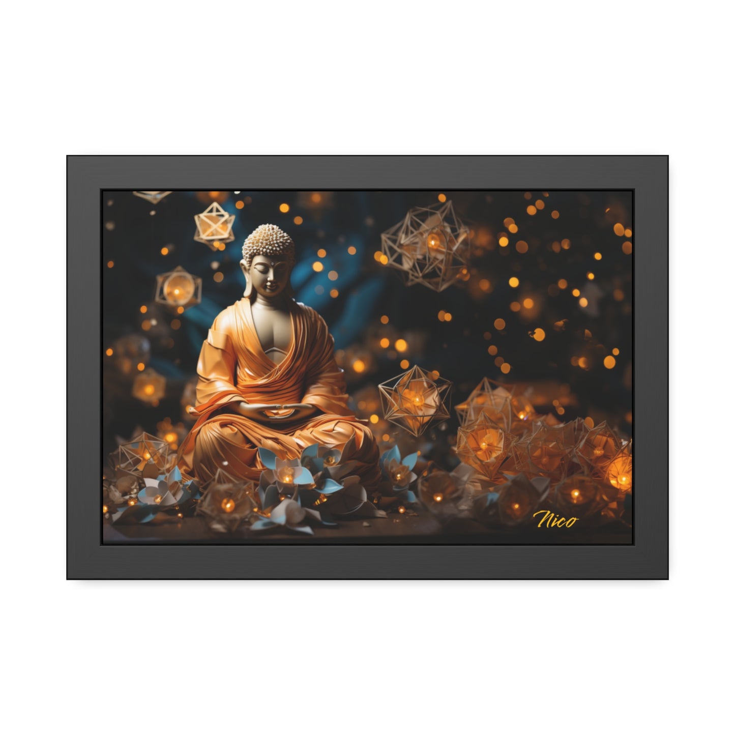 Ascending Buddha Series Print #8 - Framed Fine Art Paper Print