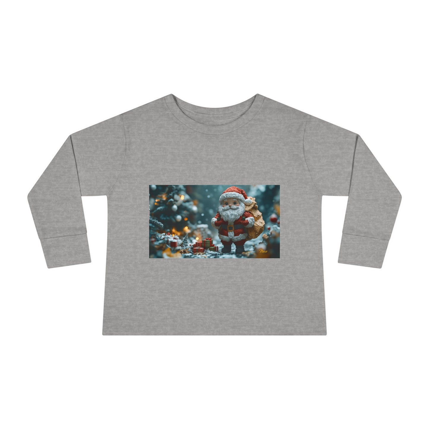 Chirstmas 2024 Series Print #5 Toddler Long Sleeve Tee