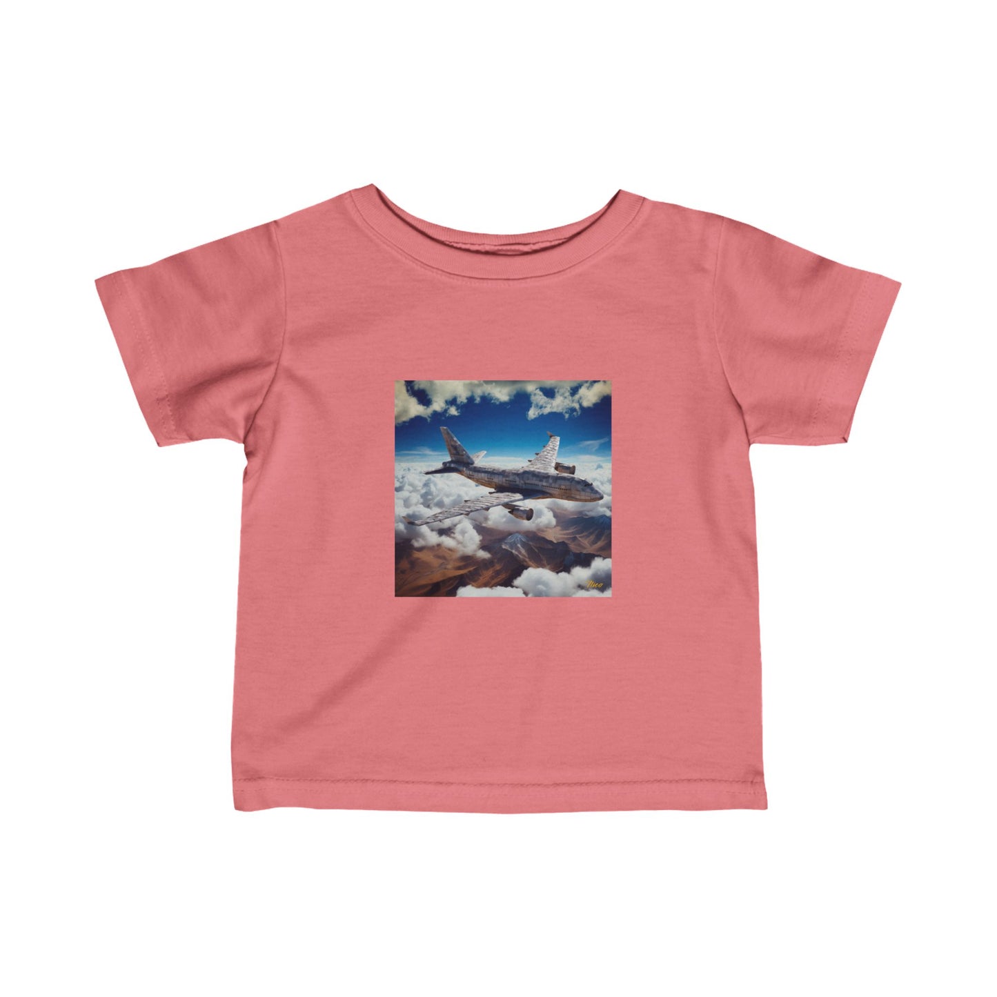 Frequent Flyer Miles Series Print #9 Infant Fine Jersey Tee