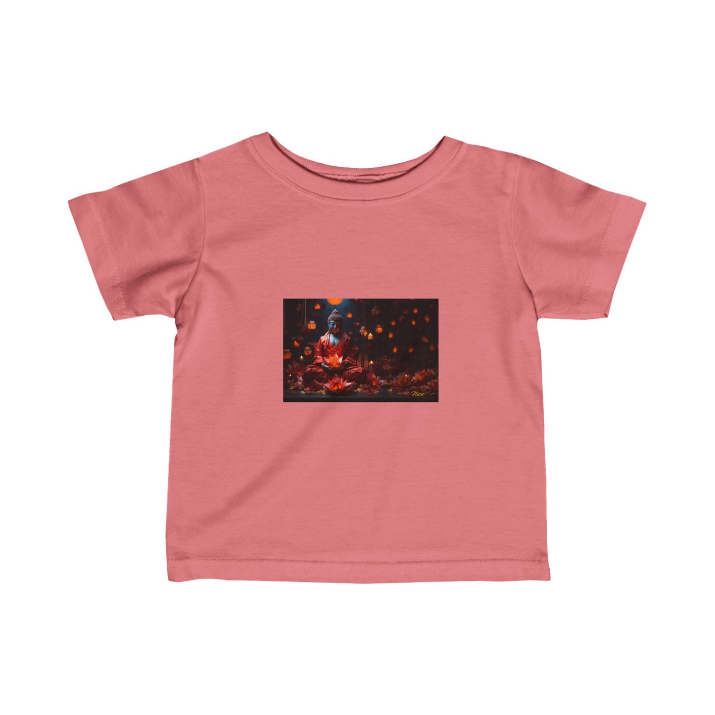 Ascending Buddah Series Print #2 Series Print #10 Infant Fine Jersey Tee