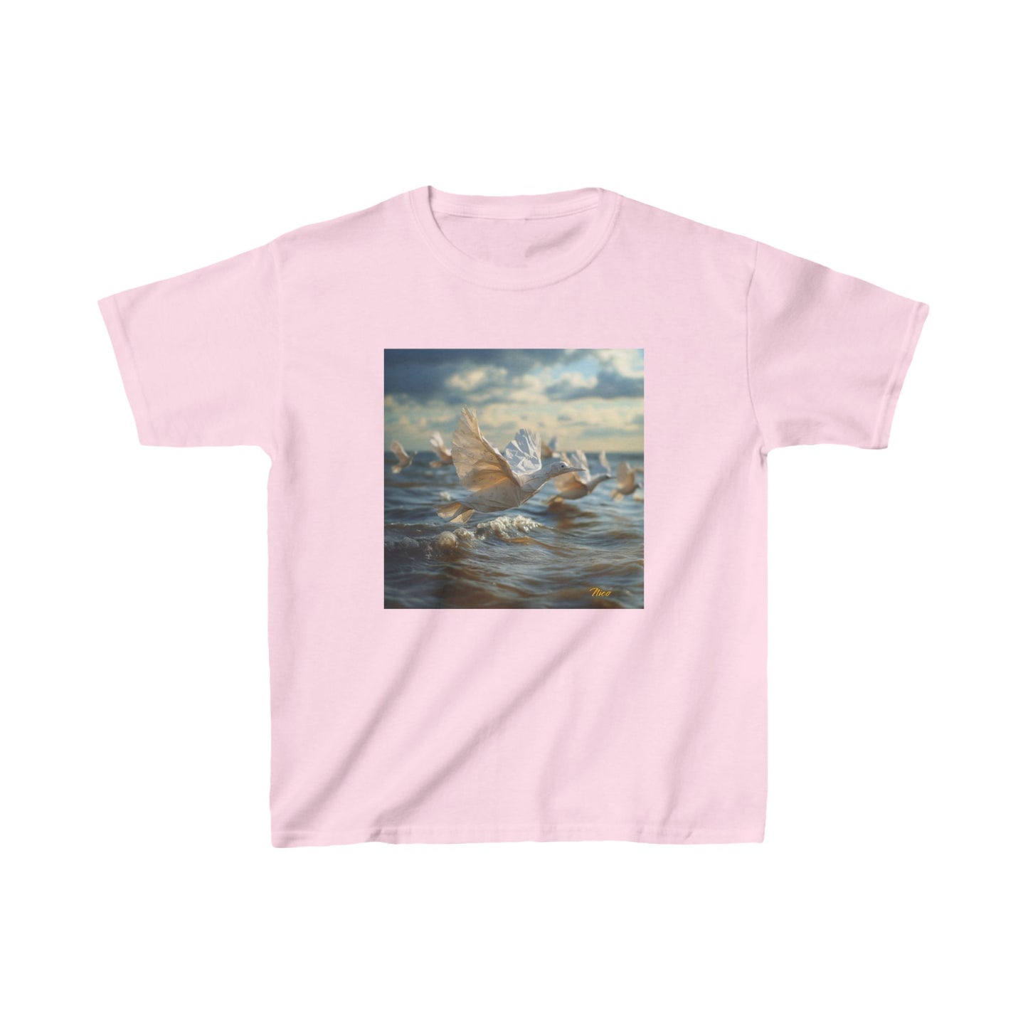 By The Seaside Series Print #7 Kids Heavy Cotton™ Tee