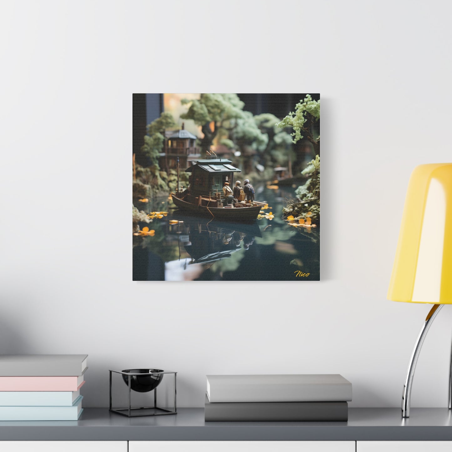 Born On A Bayou Print #2 - Streached Matte Canvas Print, 1.25" Thick