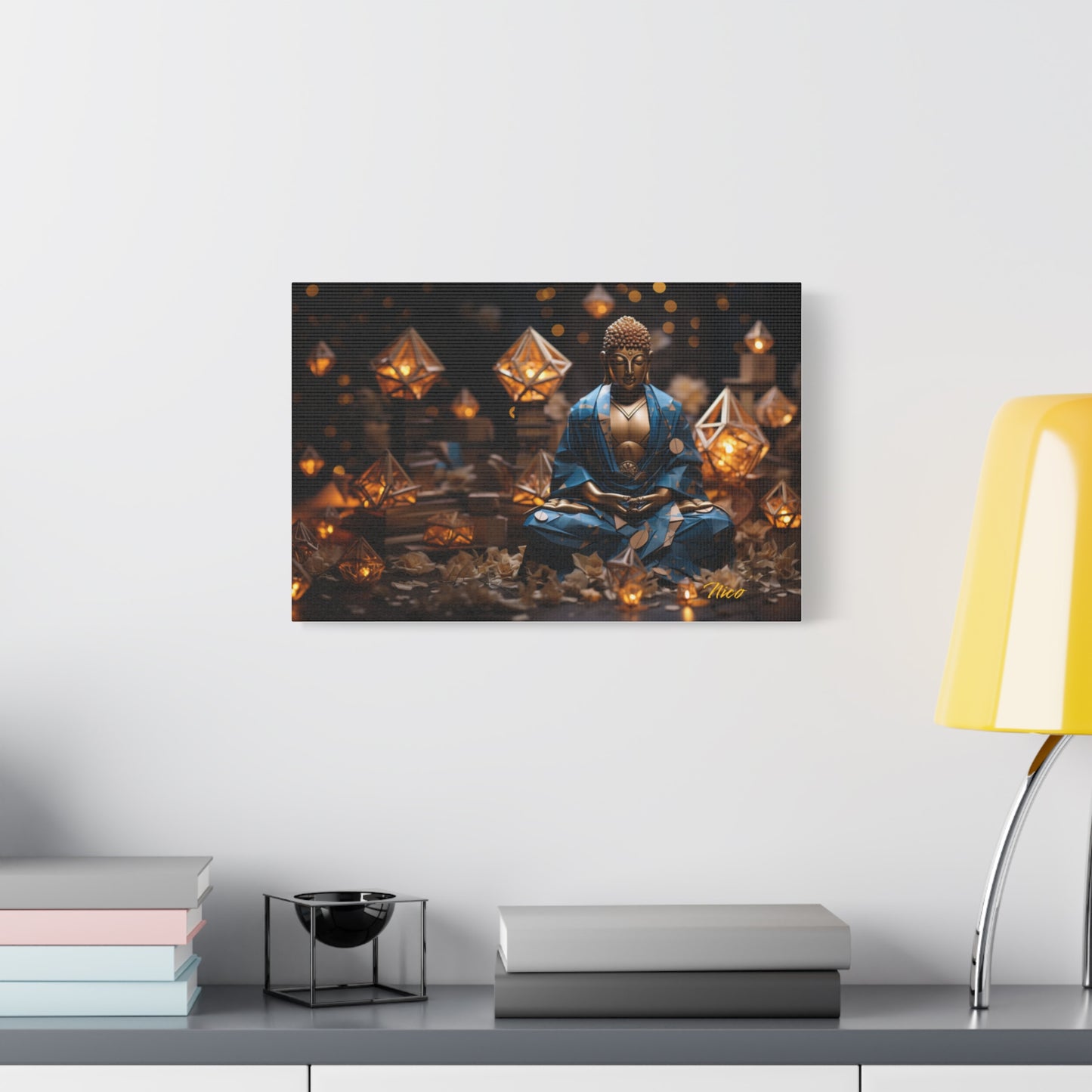 Ascending Buddha Series Print #3 - Streched Matte Canvas Print, 1.25" Thick