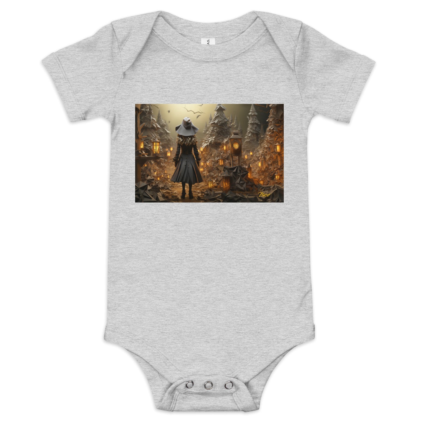 Halloween 2024 Series Print #3 Baby short sleeve one piece