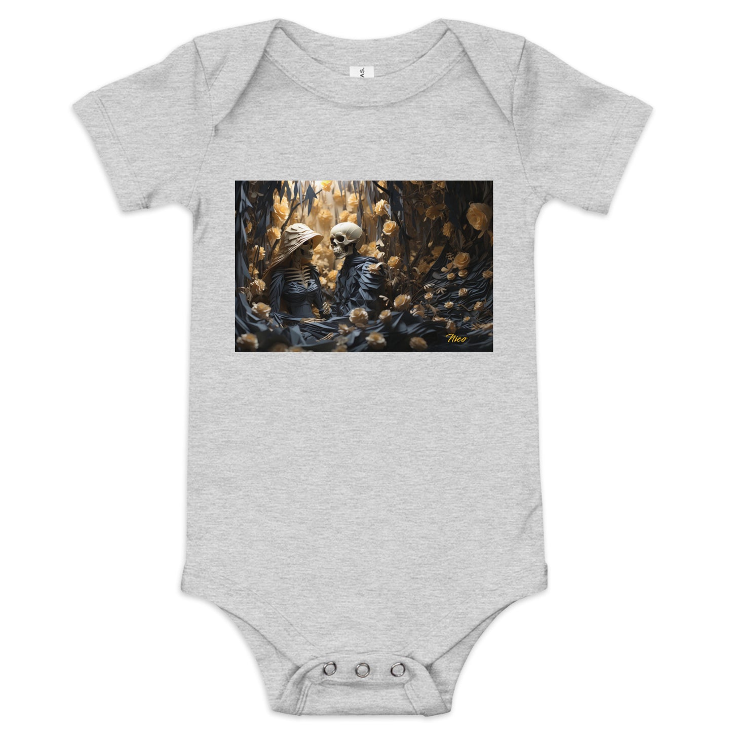 Halloween 2024 Series Print #4 Baby short sleeve one piece