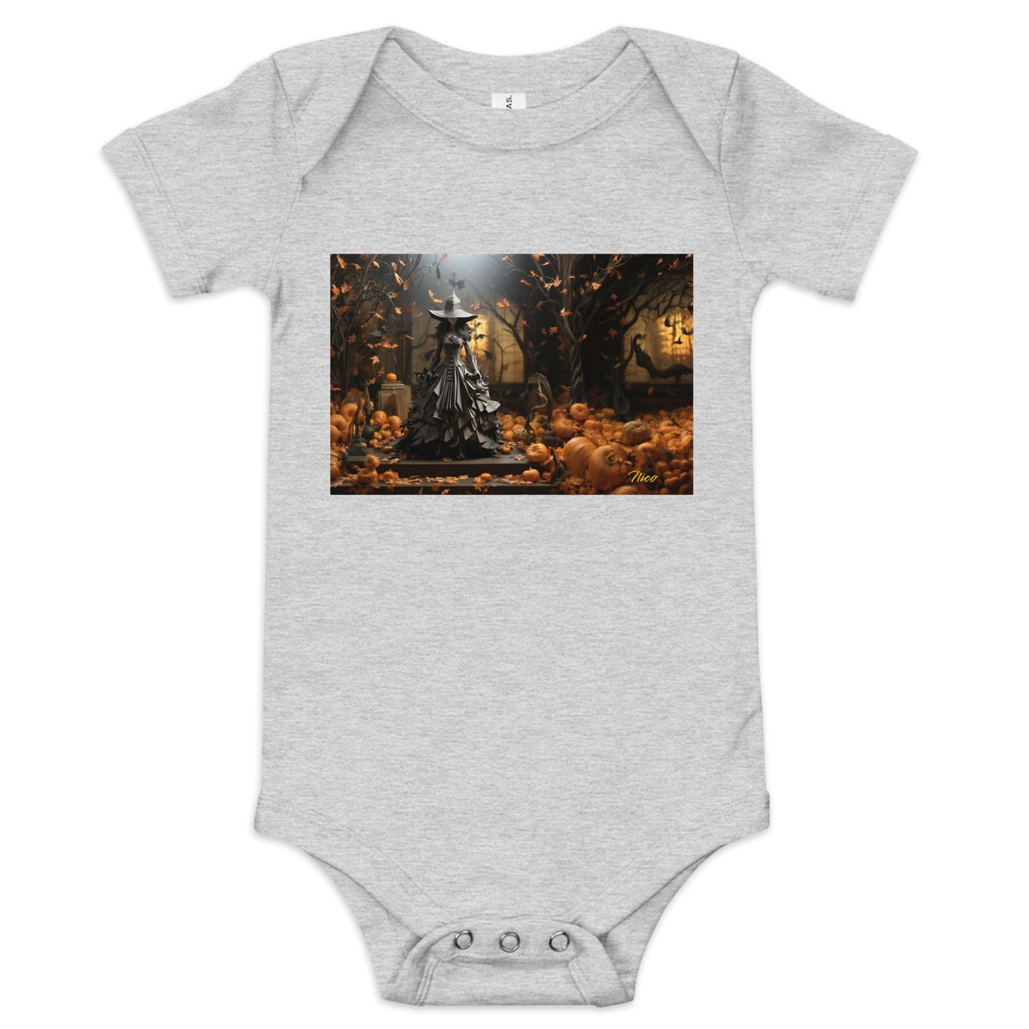 Halloween 2024 Series Print #10 Baby short sleeve one piece