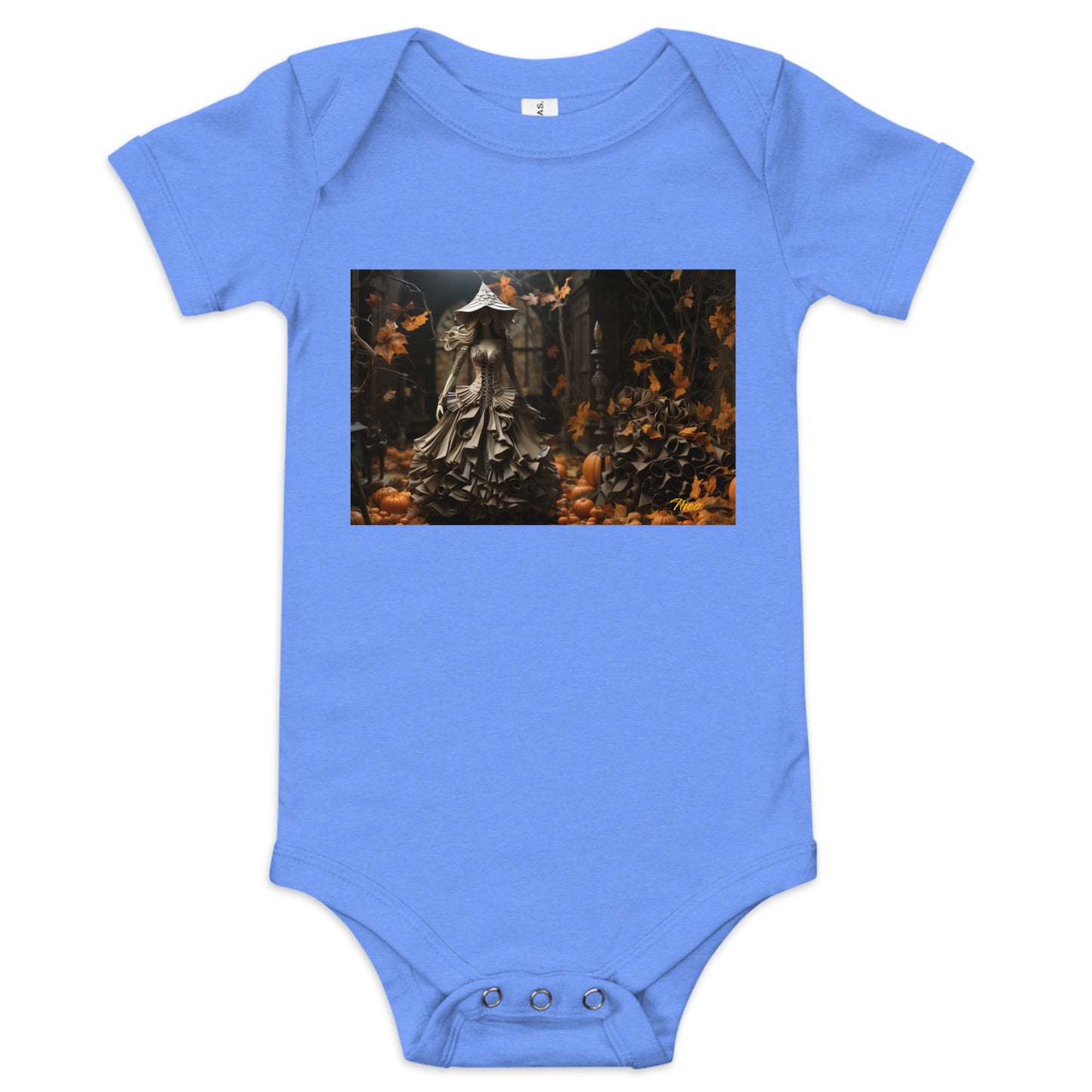 Halloween 2024 Series Print #1 Baby short sleeve one piece