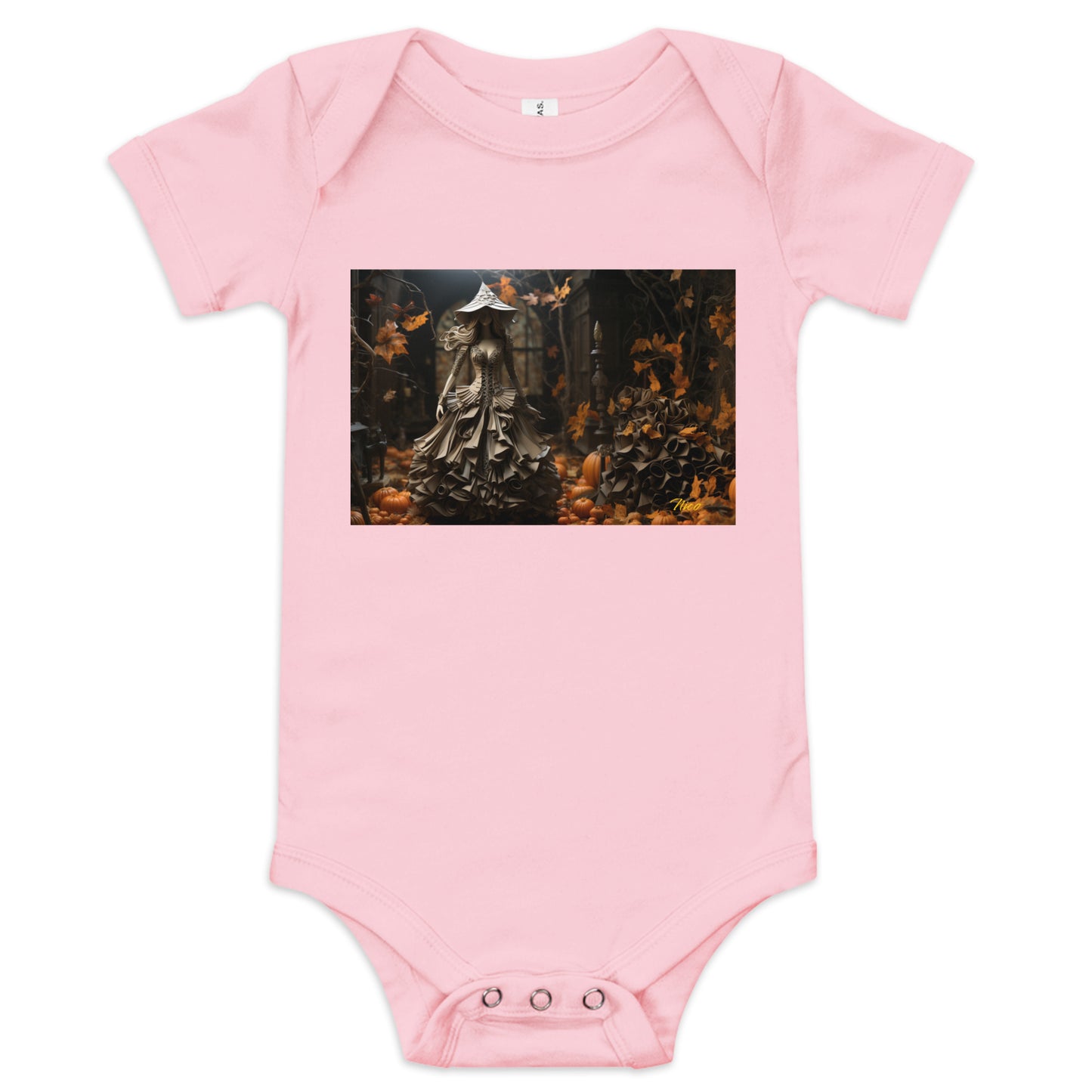 Halloween 2024 Series Print #1 Baby short sleeve one piece