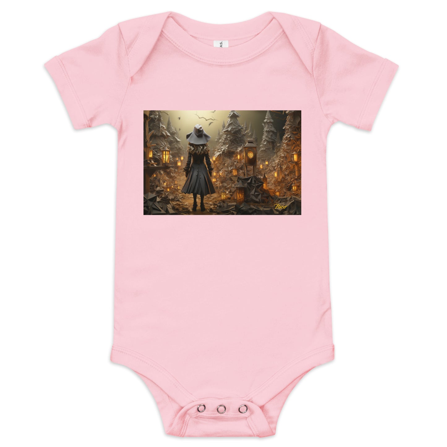 Halloween 2024 Series Print #3 Baby short sleeve one piece