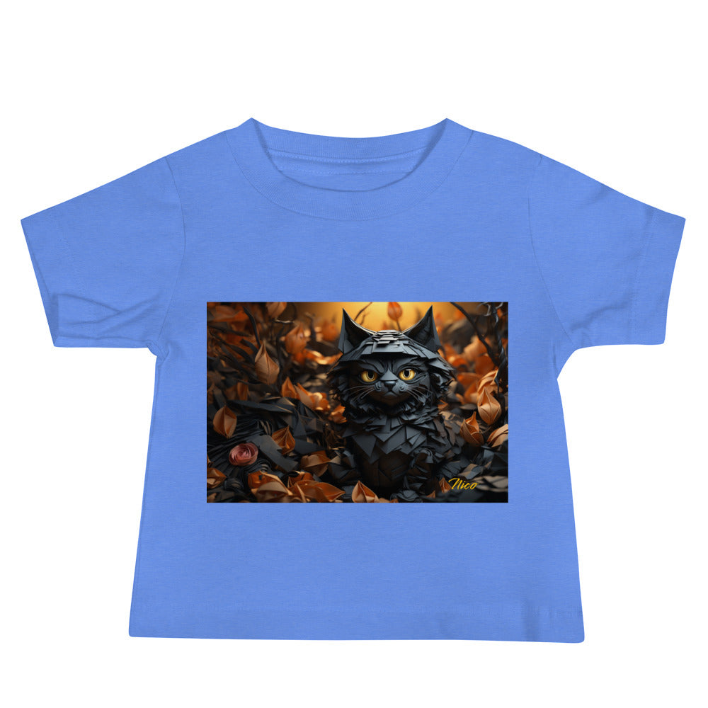 Halloween 2024 Series Print #2 "The Kitty Of Evil!" Baby Jersey Short Sleeve Tee