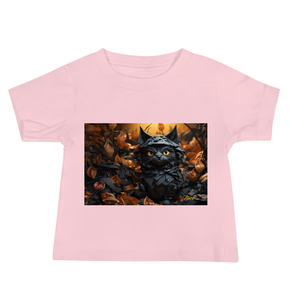 Halloween 2024 Series Print #2 "The Kitty Of Evil!" Baby Jersey Short Sleeve Tee