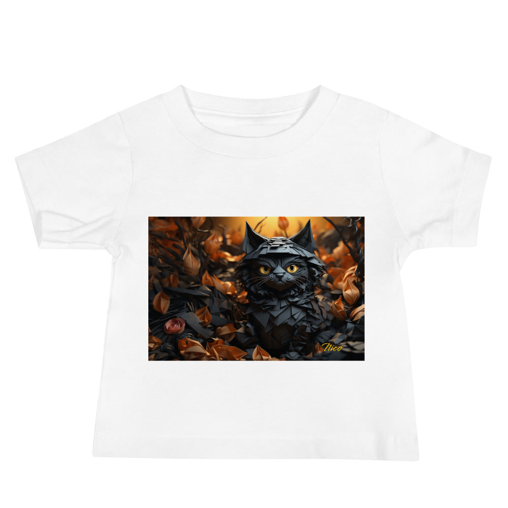 Halloween 2024 Series Print #2 "The Kitty Of Evil!" Baby Jersey Short Sleeve Tee