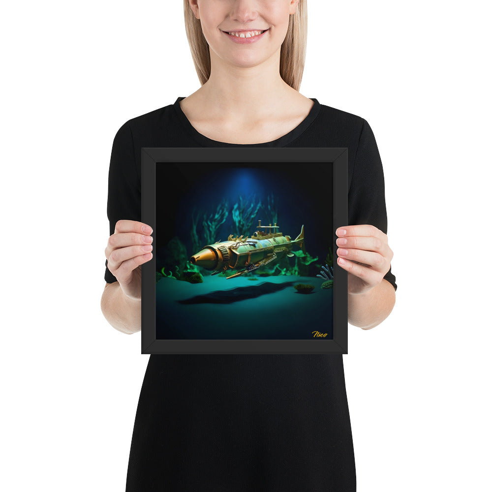 20,000 Leagues Under The Sea Series Print #6 - Framed Paper Print