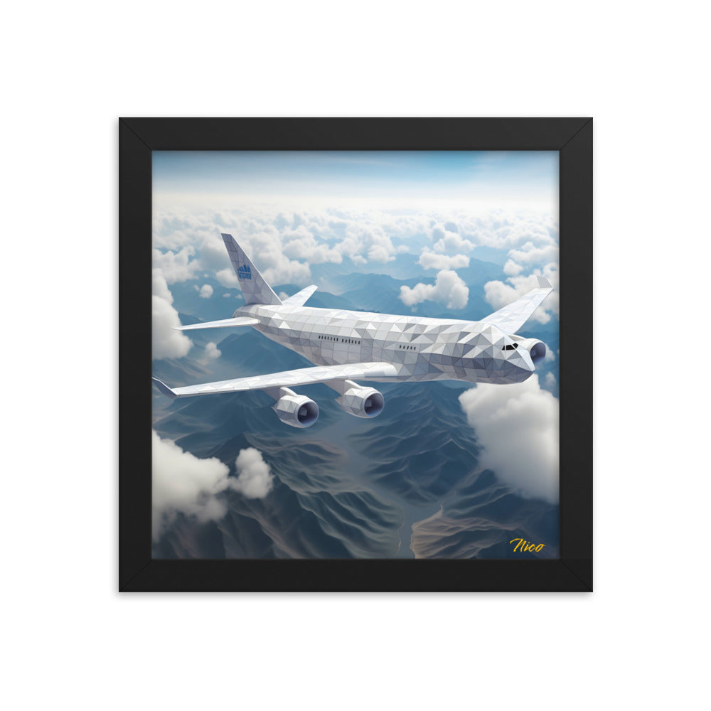 Frequent Flyer Miles Series Print #7 - Framed Paper Print