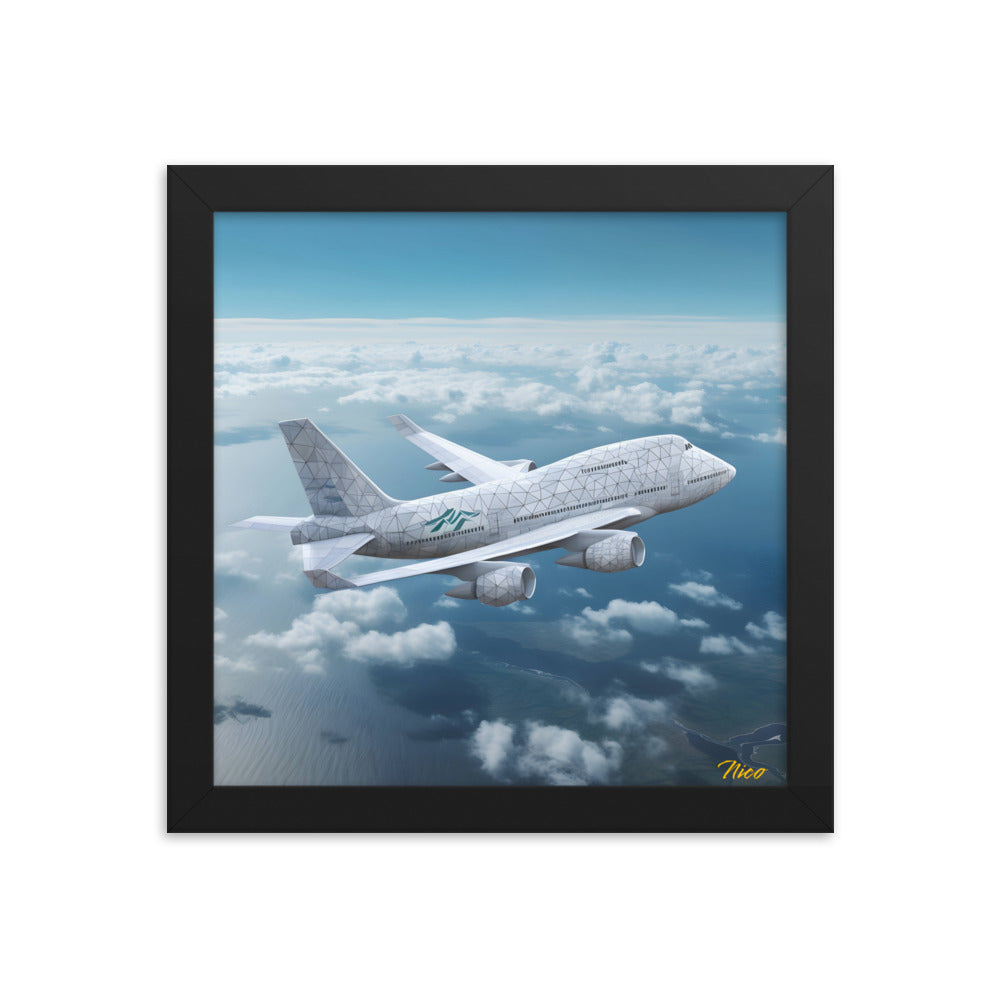 Frequent Flyer Miles Series Print #3 - Framed Paper Print