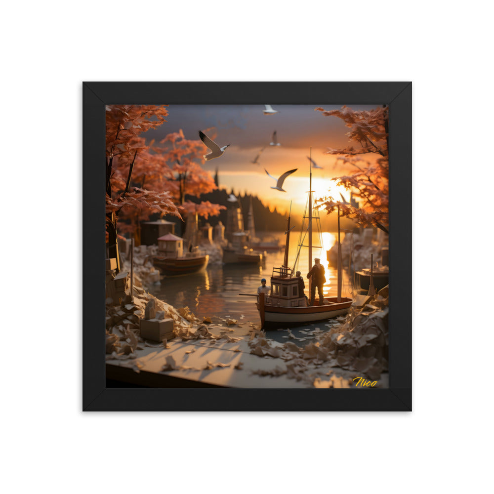 On The Docks By The Bay Series Print #2 - Framed Paper Print